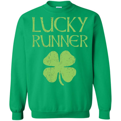 Irish Running Lucky Runners St. Patrick_s Day T-shirt Irish Green