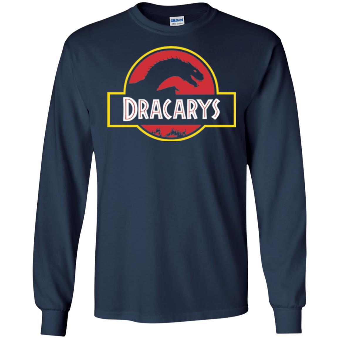 Dinosaur T-shirt Dracarys Dragon Parody Navy