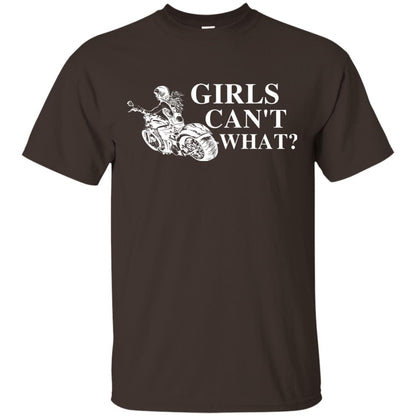 Girl Can't What Riding Motorcycle Shirts Dark Chocolate