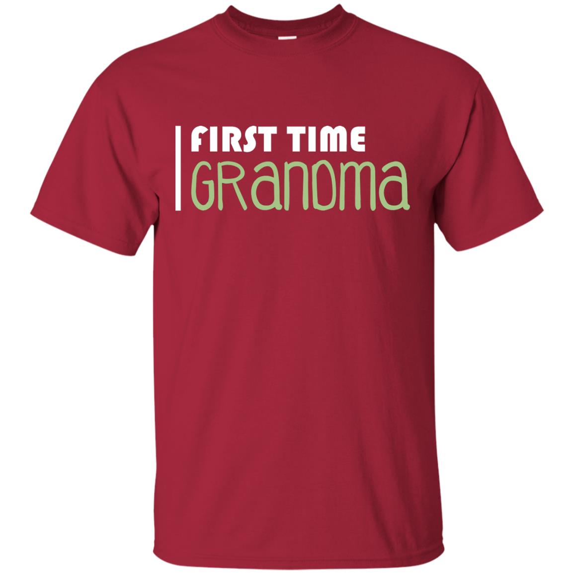 First Time Grandma Shirt Cardinal