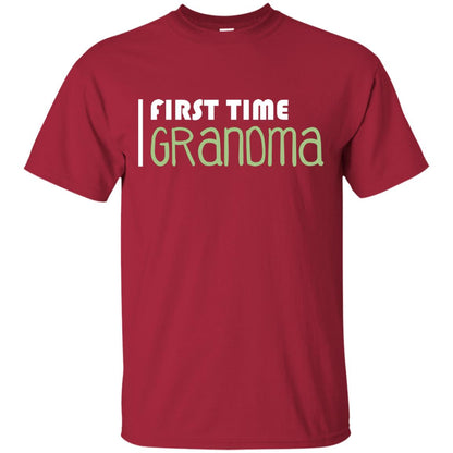 First Time Grandma Shirt Cardinal