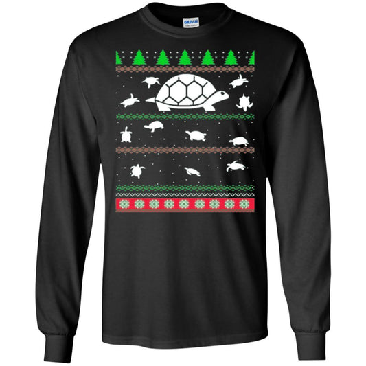 Christmas T-shirt Turtle Lover Merry Christmas Black