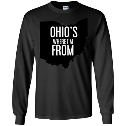 Ohio T-shirt Where I_m From Black