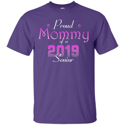 Proud Mommy Of 2019 Senior Mother Shirt Purple