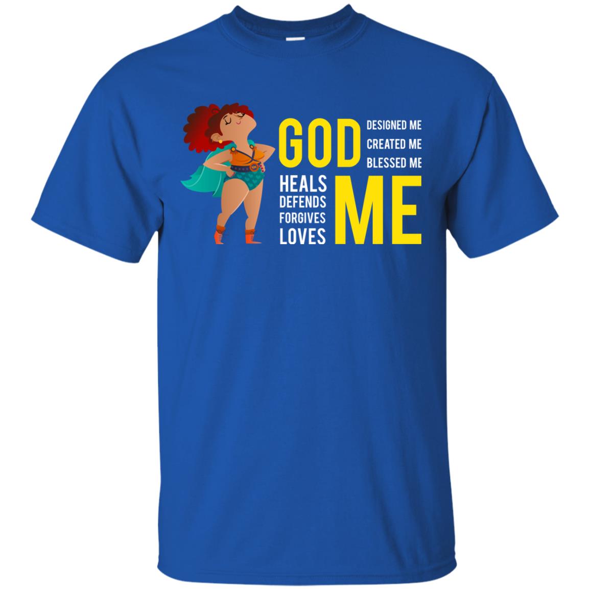 God Designed Me Created Me Blessed Me Best Shirt For Women Royal