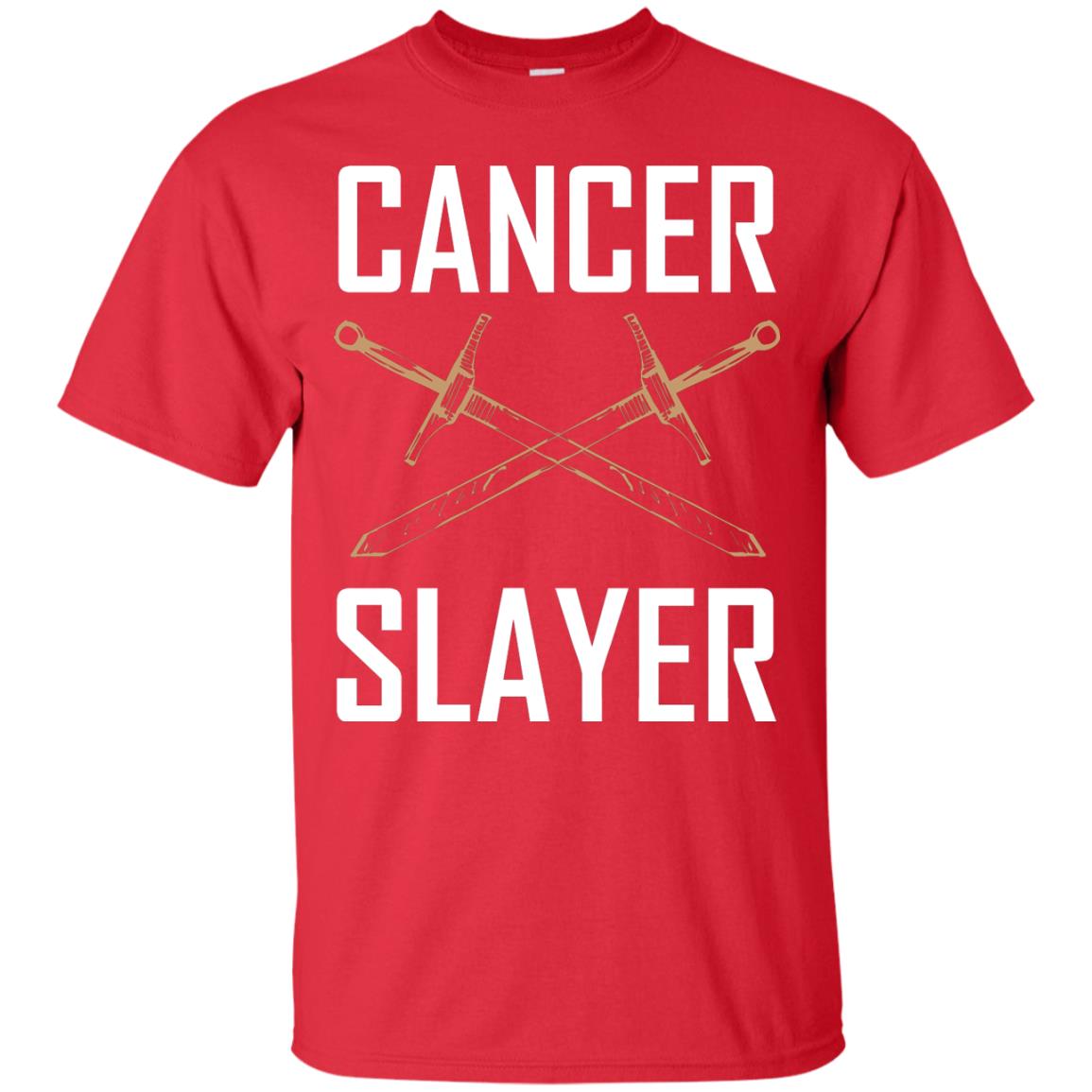 Cancer Slayer Cancer Survivor Shirt Red