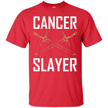 Cancer Slayer Cancer Survivor Shirt Red