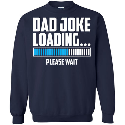 Dad Joke Loading Please Wait T-shirt Navy