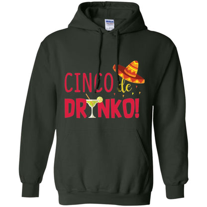 Cinco De Drinko Cinco Mayo 2018 Drinking T-shirt Forest Green