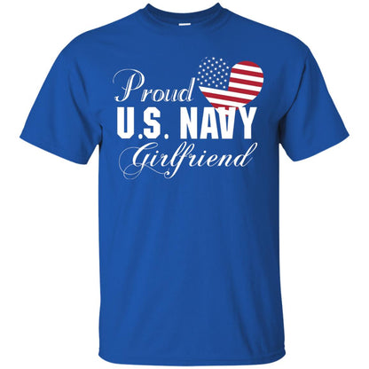 Pride U.s. Army Shirt Proud Navy Girlfriend Heart Royal