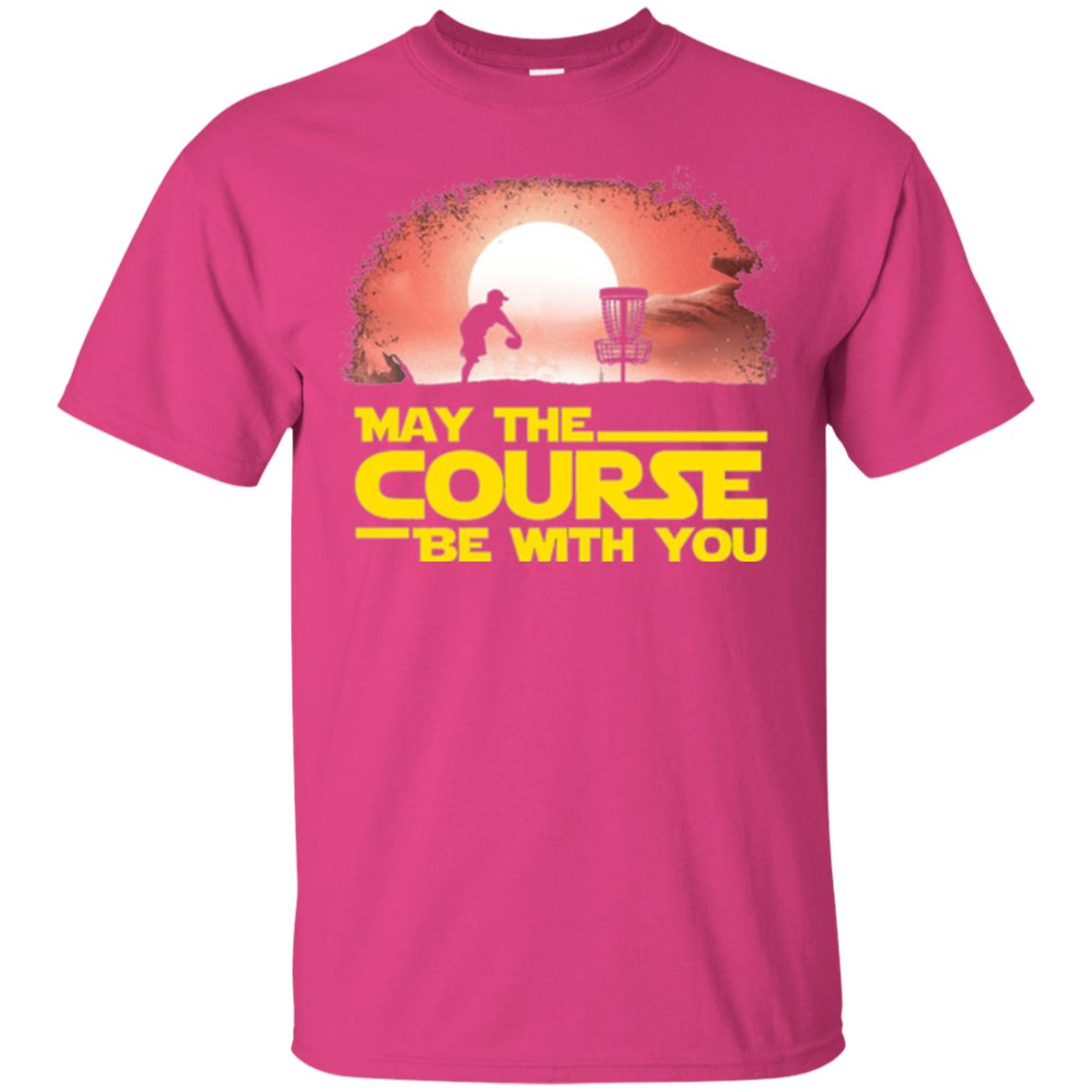 May The Course Be With You T-shirt Heliconia