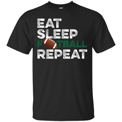 Eat Sleep Football Repeat Football Lover Shirt Black