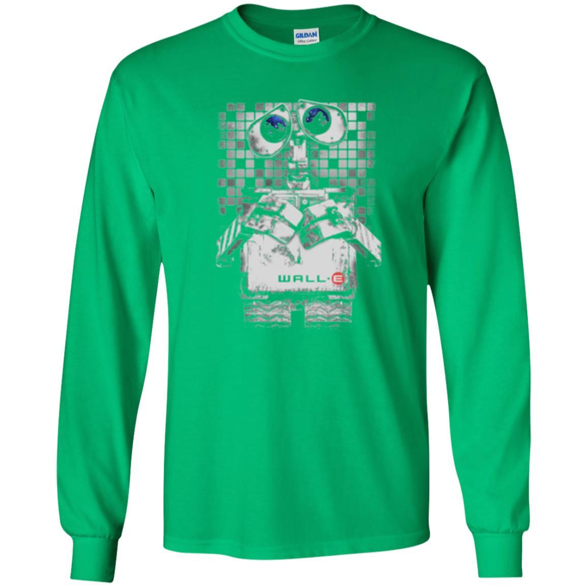 Film T-shirt Wall-e Tile Portrait Graphic Irish Green