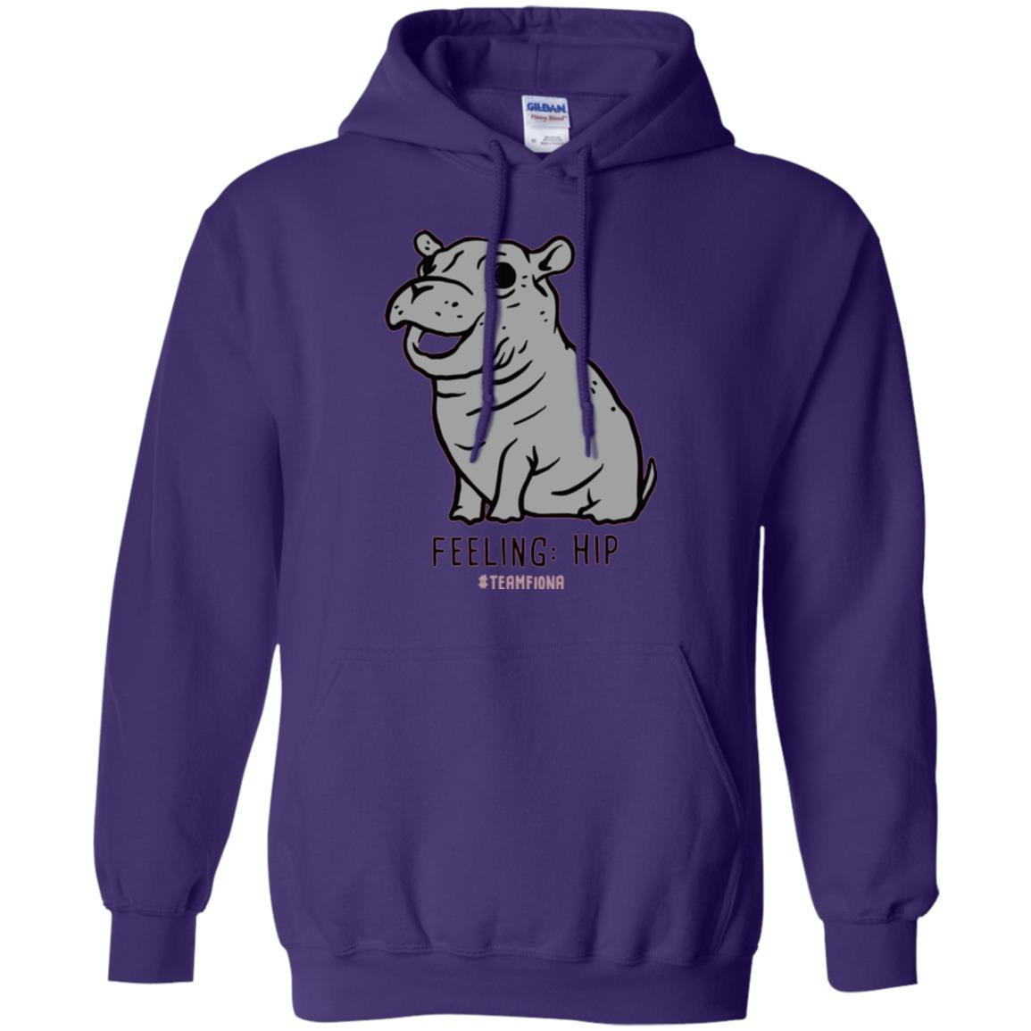 Fiona Hippo Lover T-shirt The Hippo Feeling Hip #teamfiona Purple