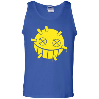 Overwatch Junkrat Smiley Spray T-shirt Royal