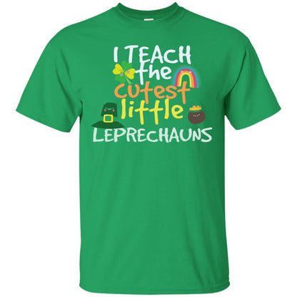 Cutest Little Leprechauns St. Patricks Day Teacher T-shirt Irish Green