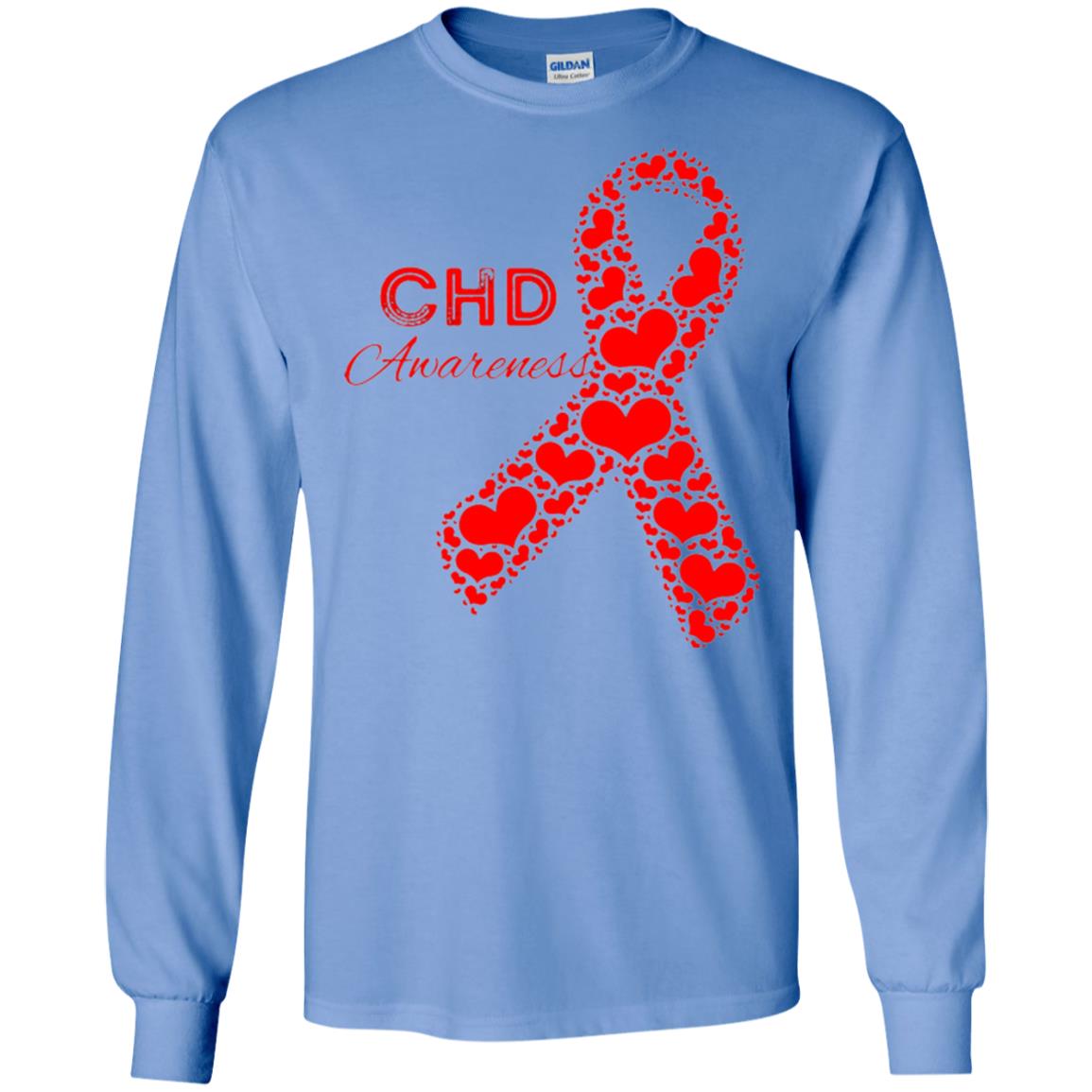 Chd Congenital Heart Defect Awareness T-shirt National Wear Red Carolina Blue