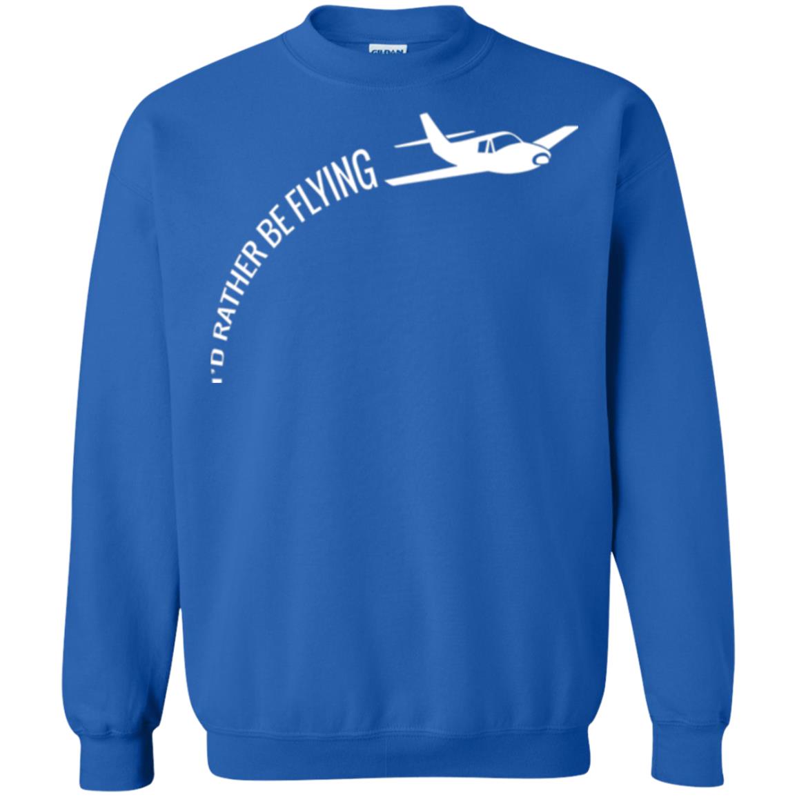 Airplane Pilot T-shirt I_d Rather Be Flying Royal