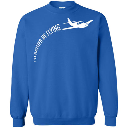 Airplane Pilot T-shirt I_d Rather Be Flying Royal