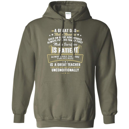 A Great Dad Make Memories Goes On Great Adventures Always Pots His Familly First Military Green