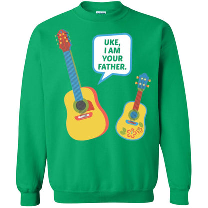 Ukulele Lovers T-shirt Uke I Am Your Father Irish Green