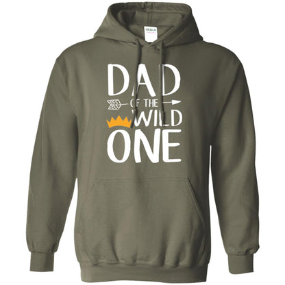 Dad Of The Wild One Daddy T-shirt Military Green
