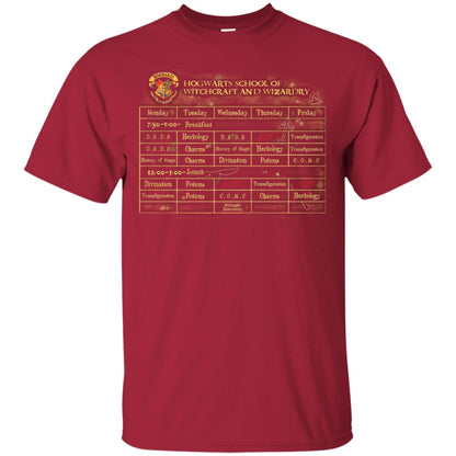 Harry's Schedule Harry Potter ShirtG200 Gildan Ultra Cotton T-Shirt