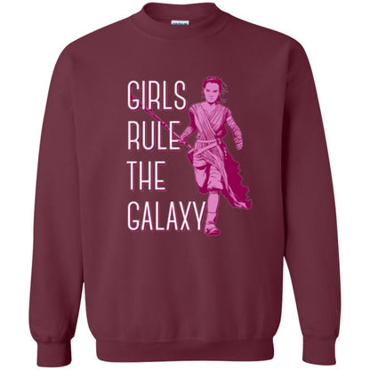 Film T-shirt Girls Rule The Galaxy T-shirt Maroon