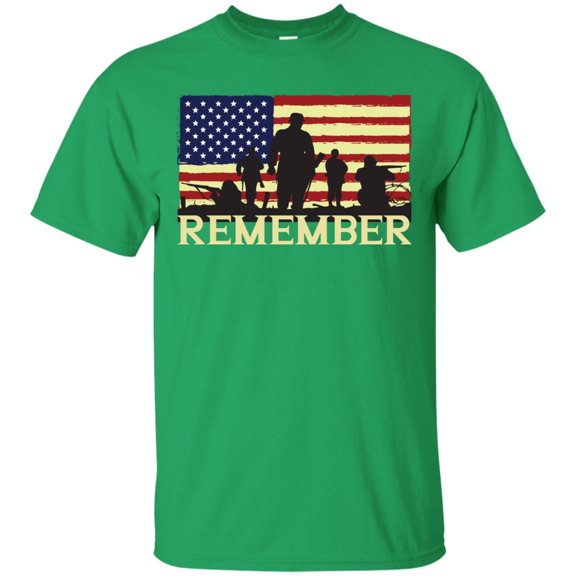 Military Of United States Memorial Day Shirt Irish Green