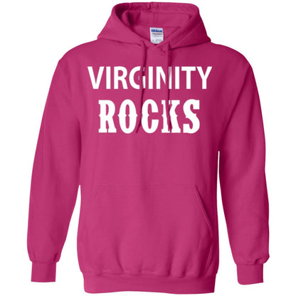 Virginity Rocks T-shirt Heliconia