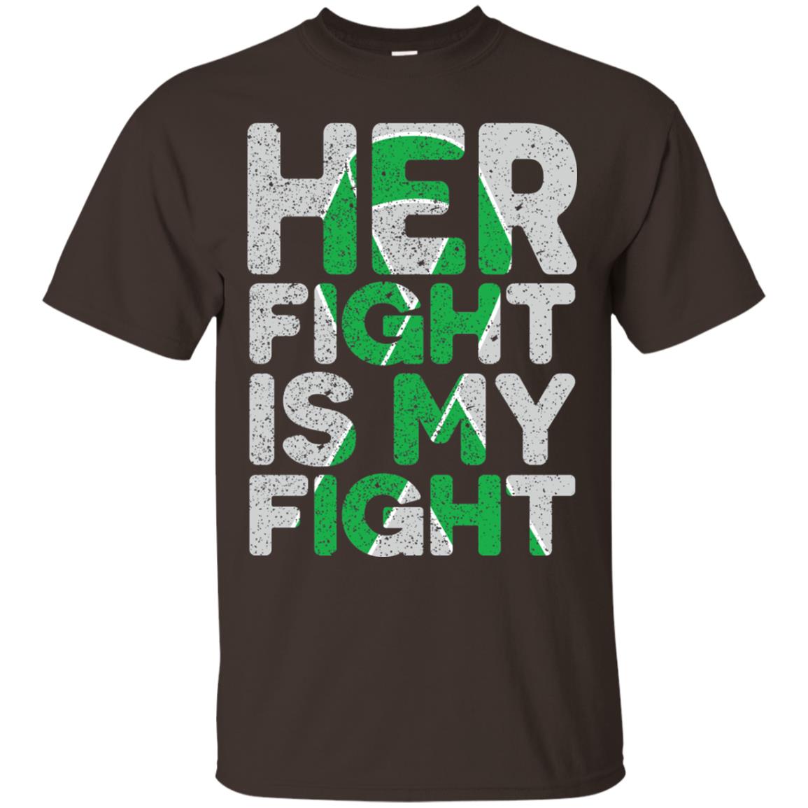 Her Fight Is My Fight Cerebral Palsy Support Shirt Dark Chocolate