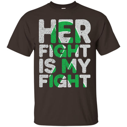 Her Fight Is My Fight Cerebral Palsy Support Shirt Dark Chocolate