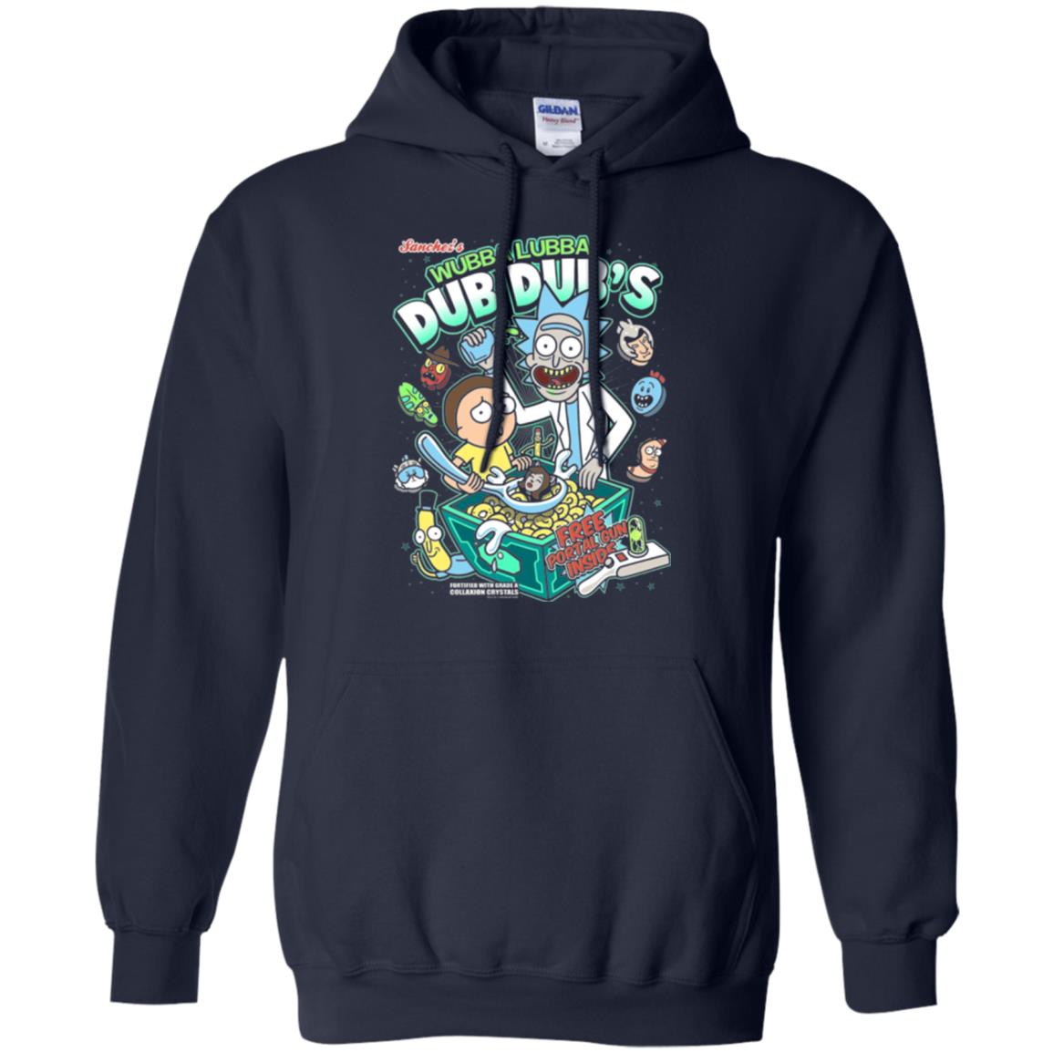 Movie T-shirt Wubba Luba Dub Dub_s Cereal Navy