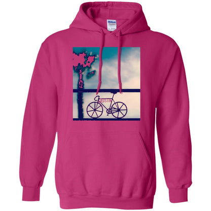 Biking In Austin T-shirt Heliconia