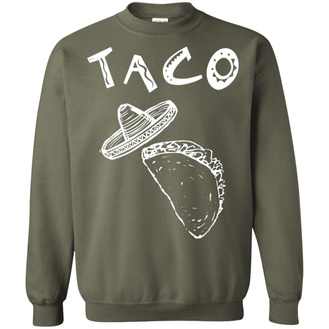 Taco Shirt For Mens Womens Kids Military Green