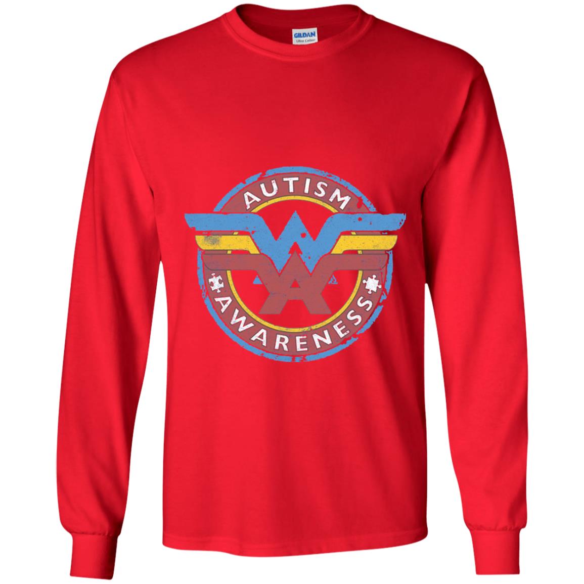 Autism Awareness T-shirt Red
