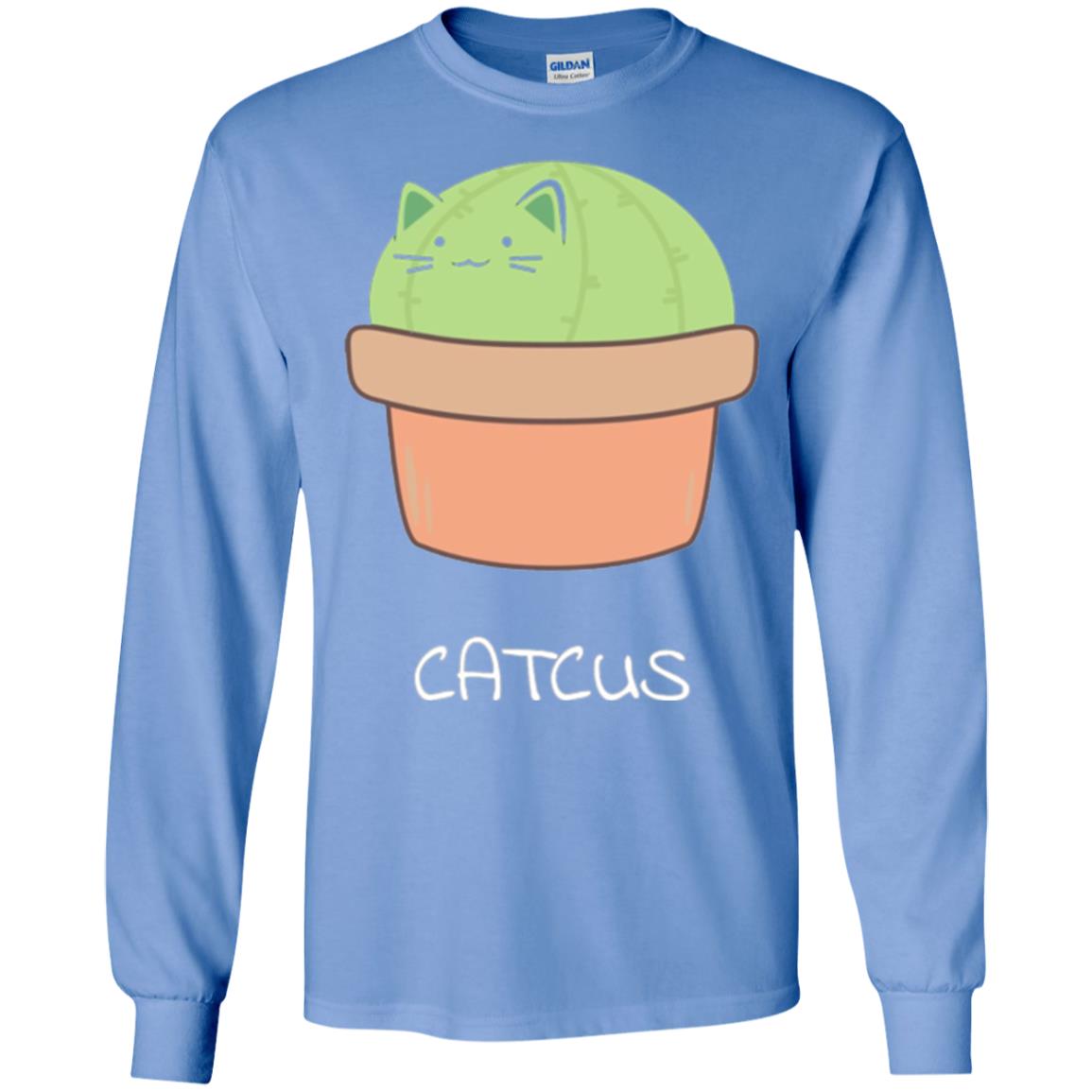 Cat Lovers T-shirt Catcus Carolina Blue