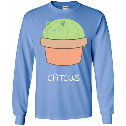 Cat Lovers T-shirt Catcus Carolina Blue