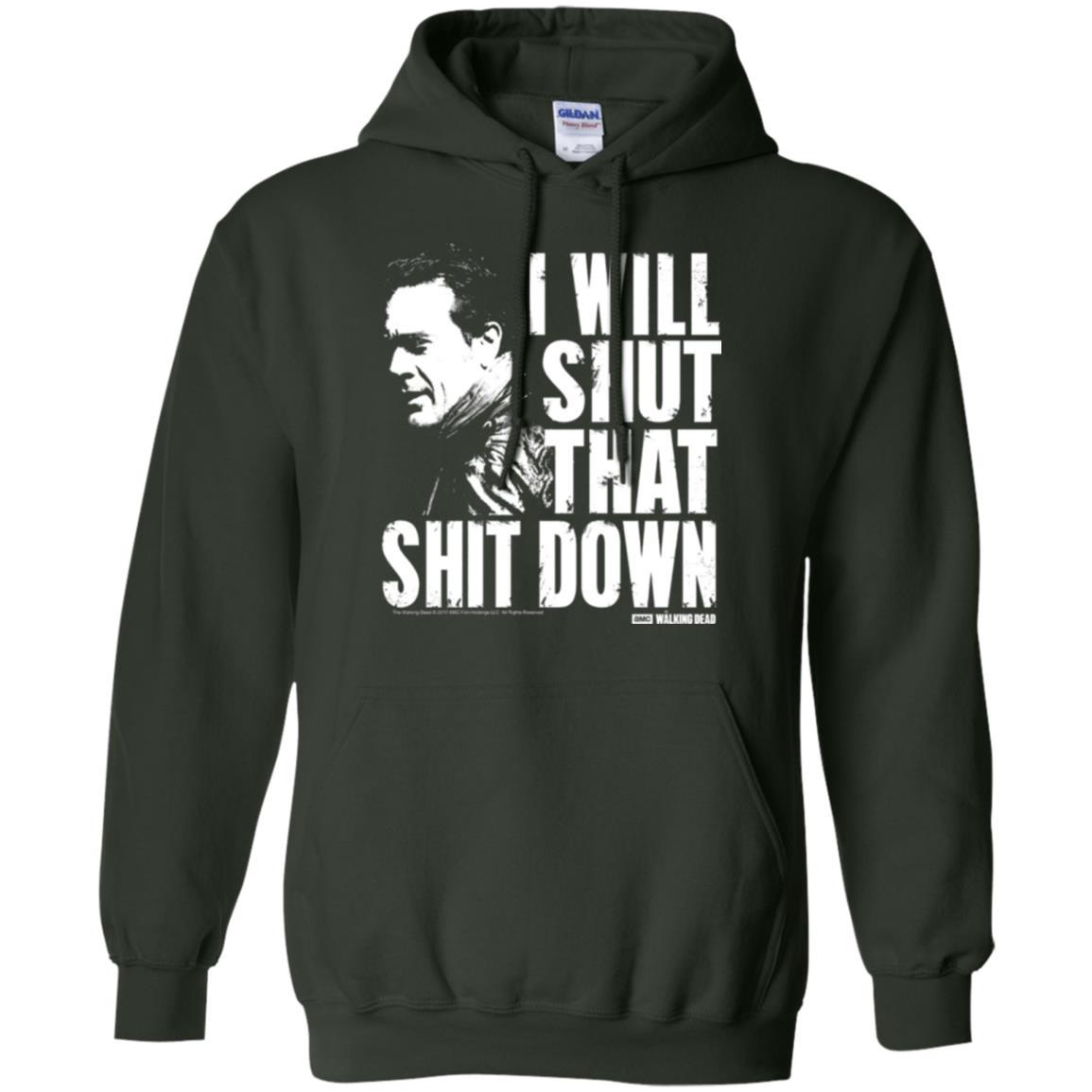 Film T-shirt I Shut That Shit Down Forest Green
