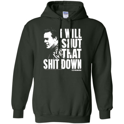 Film T-shirt I Shut That Shit Down Forest Green