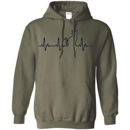 Cat Lovers T-shirt Military Green