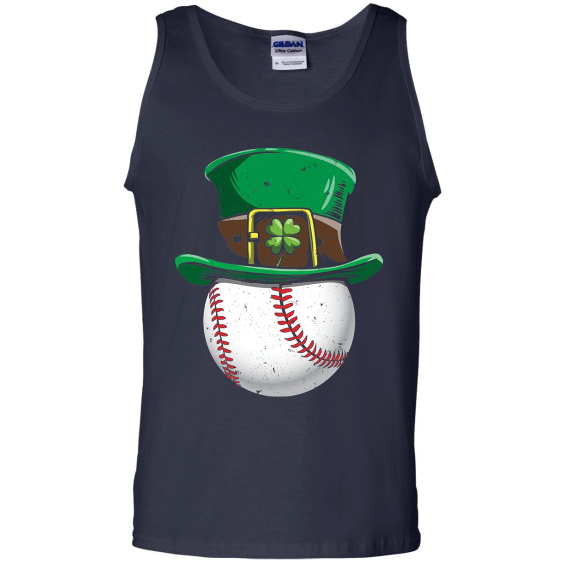 Leprechaun St. Patrick_s Day Baseball Ball T-shirt Navy