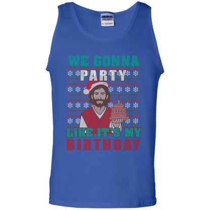 Brithday T-shirt We Gonna Party Like It's My Birthday Royal