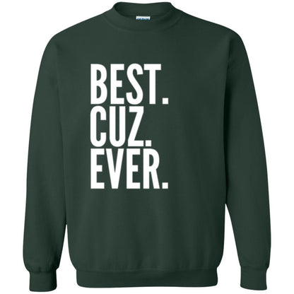 Family T-shirt Best Cuz Ever Forest Green
