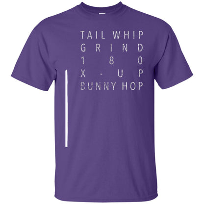 Scooter Tricks T-shirt Tail Whip Grind 180 X-up Bunny Hop Purple