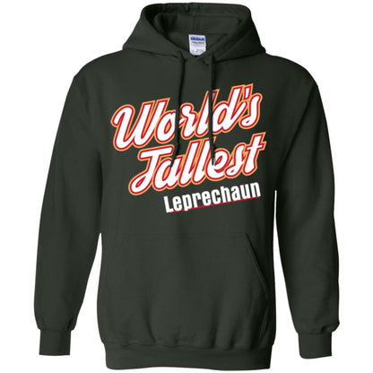 St. Patrick's Day T-shirt World's Tallest Leprechaun Forest Green