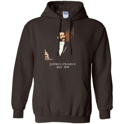 Musician T-shirt Johann Strauss Ii Dark Chocolate