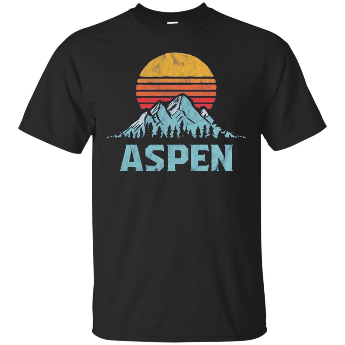 Aspen Mountain T-shirt Black