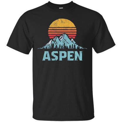 Aspen Mountain T-shirt Black