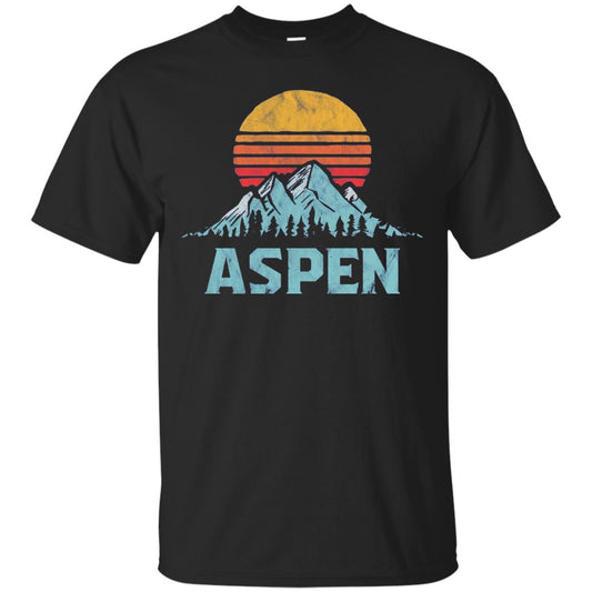 Aspen Mountain T-shirt Black